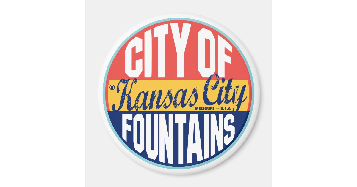 Kansas City Vintage Label Magnet | Zazzle.com