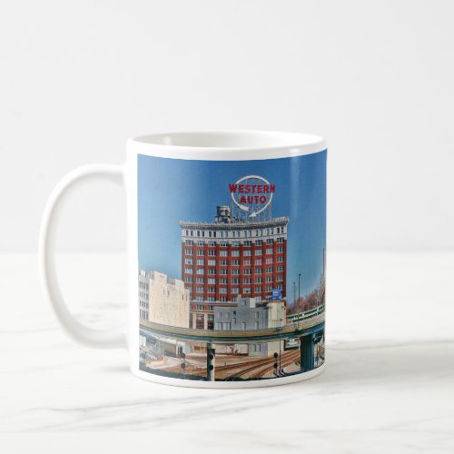 Kansas Citys Western Auto Sign Coffee Mug