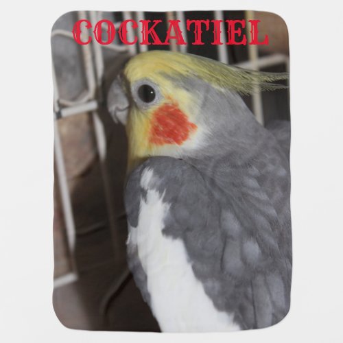 Kansas Cockatiel Baby Blanket