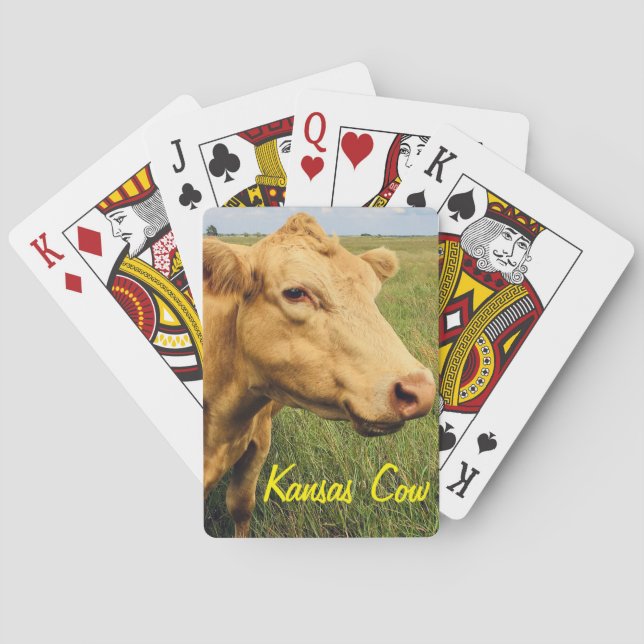 Kansas Cow Poker Cards (Back)