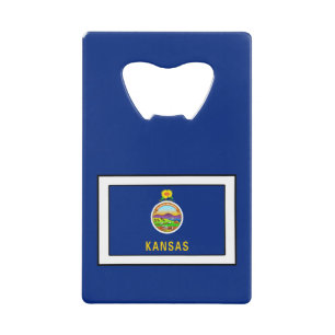 Kansas Credit Card Bottle Opener