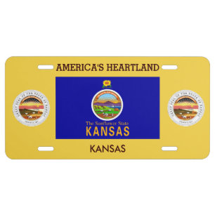 Kansas Custom Front License Plate