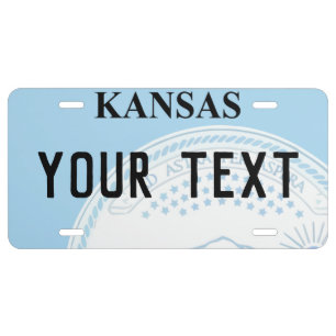 Kansas Custom License Plate