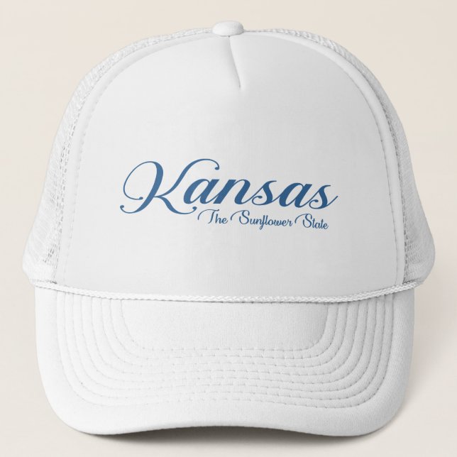 Kansas (decorative) trucker hat (Front)