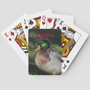 Kansas Drake Mallard Playing Cards