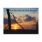 Kansas Fence Line Sunset Post Card