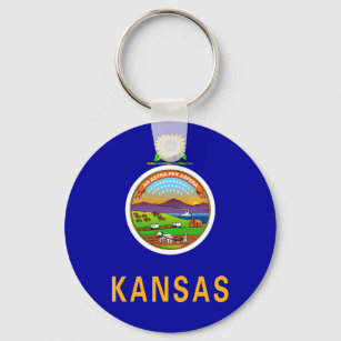 Kansas Flag Keychain