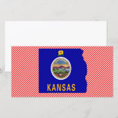 Kansas Flag Map (Front/Back)