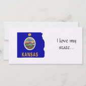 Kansas Flag Map (Front)