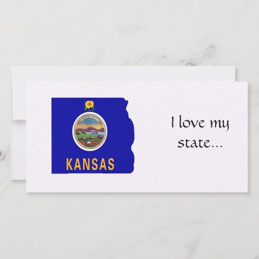 Kansas Flag Map (Front)