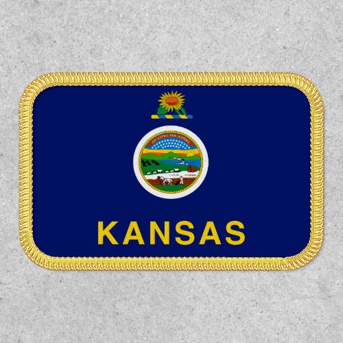 Kansas Flag Patch