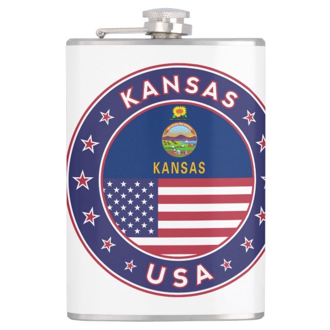 Kansas Flask (Front)