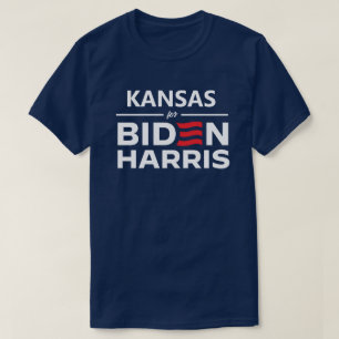 Kansas for Biden Harris T-Shirt
