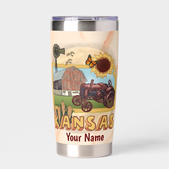 Kansas Insulated Tumbler (Front)