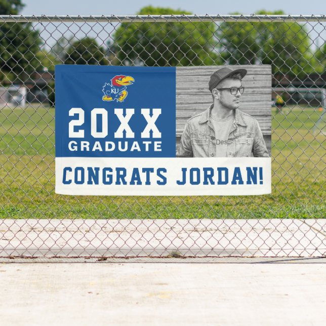 Kansas Jayhawks Graduate Banner (Insitu)