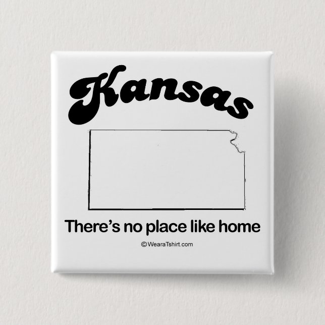 KANSAS - "KANSAS STATE MOTTO" T-shirts and Gear Button (Front)
