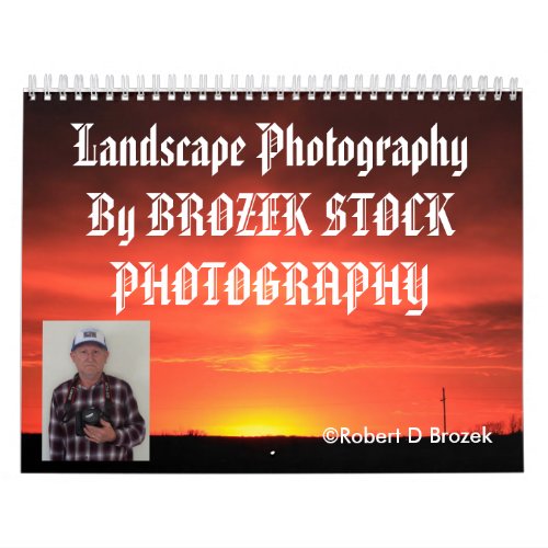 Kansas Landscape Photography CALENDAR