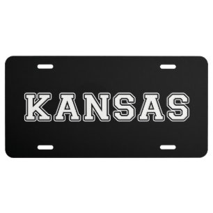 Kansas License Plate