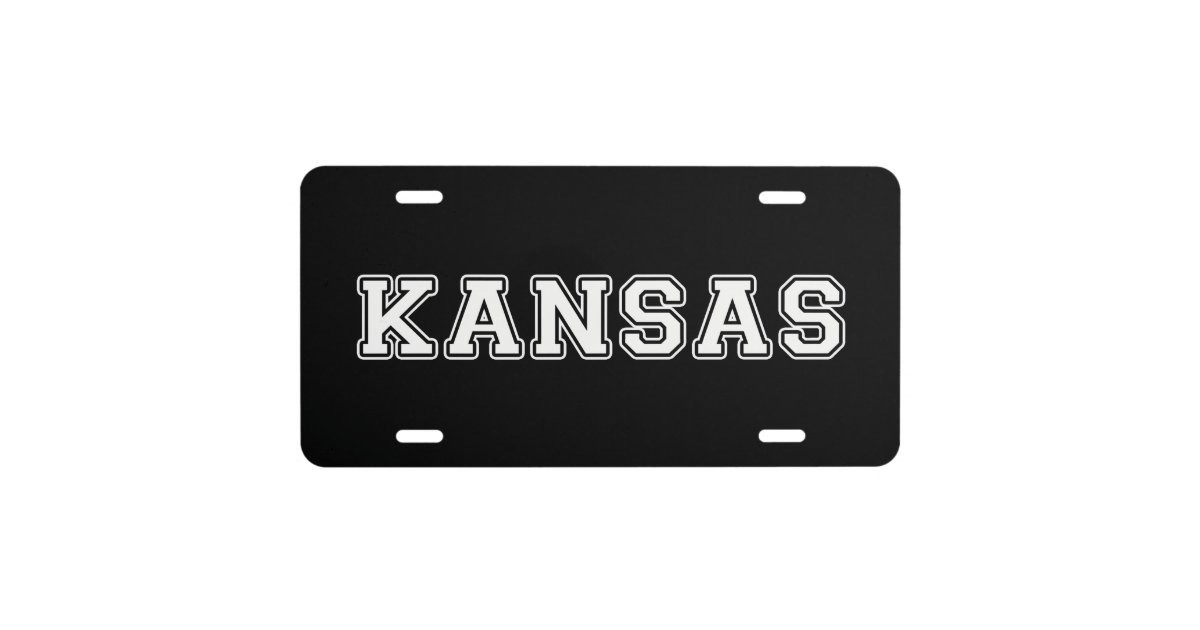 Kansas License Plate