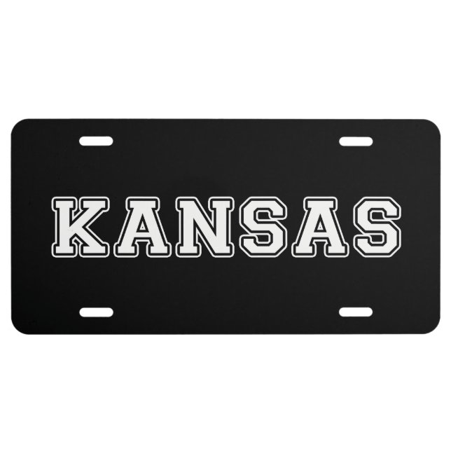 Kansas License Plate (Front)
