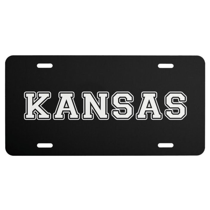 Kansas License Plate