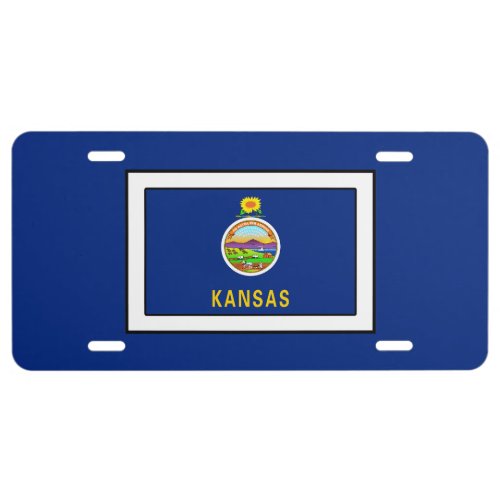 Kansas License Plate
