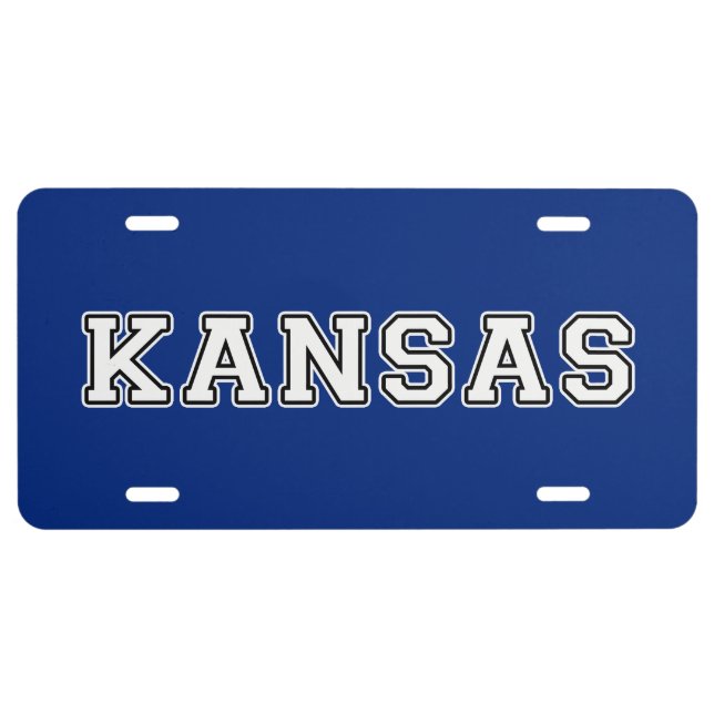 Kansas License Plate (Front)