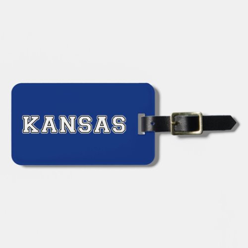 Kansas Luggage Tag