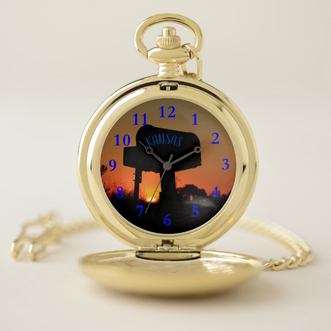 Kansas Mail Box Pocket Watch (Inside)
