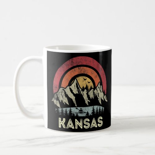 Kansas Mountain Sunset Sunrise Kayaking Lake Campi Coffee Mug