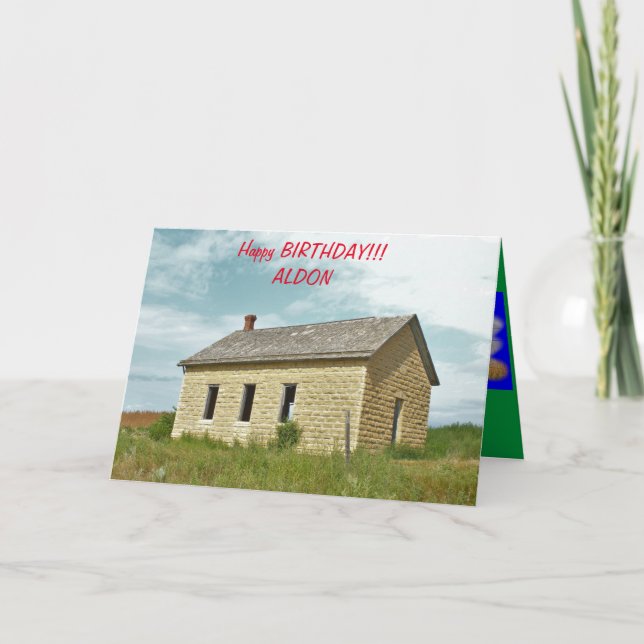Kansas Old Limestone School Holiday Card (Front)