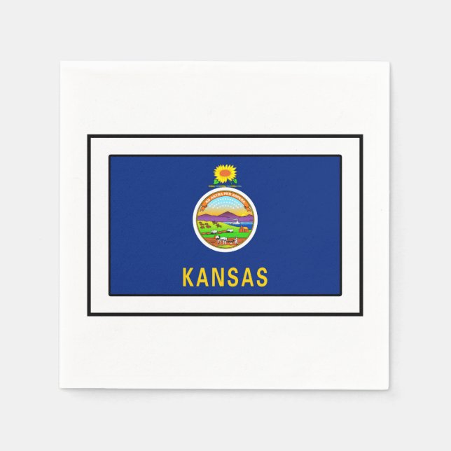 Kansas Paper Napkins (Front)