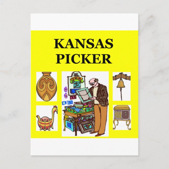 KANSAS picker Postcard (Front)