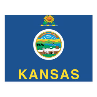 Kansas State Motto Postcards & Postcard Template Designs