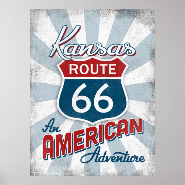 Kansas Poster - Route 66