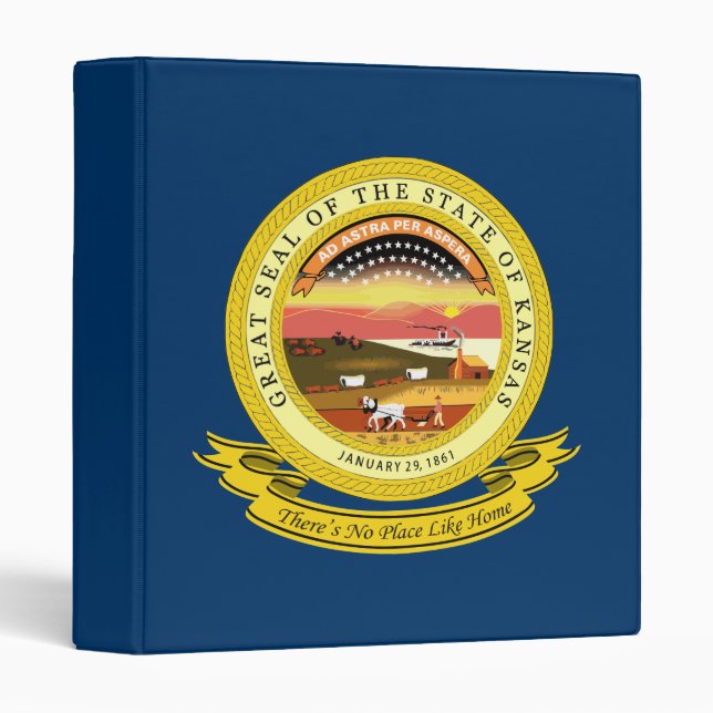 Kansas Seal Binder (Front/Spine)