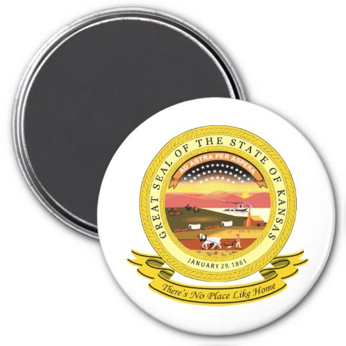 Kansas Seal Magnet