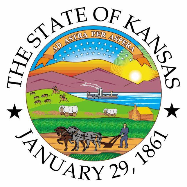 Kansas sign cutout (Front)