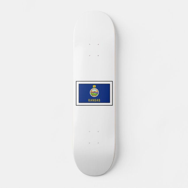 Kansas Skateboard Deck (Front)