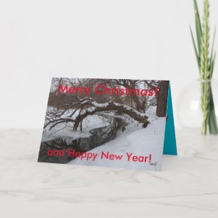 Kansas Snowy Creek Christmas Card