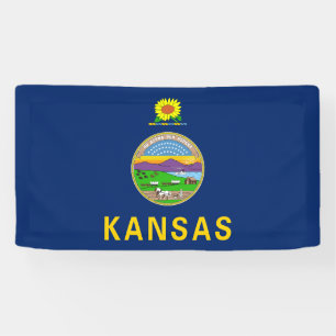 Kansas State Flag Banner