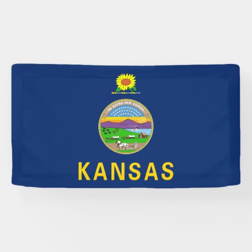 Kansas State Flag Banner