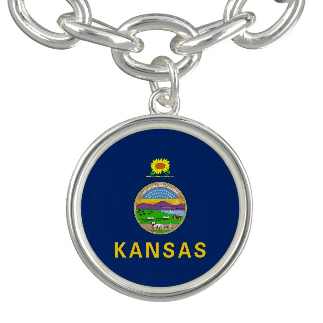 Kansas State Flag Bracelet (Design)