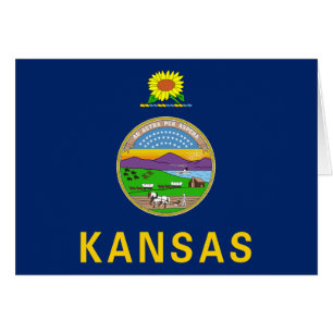 Kansas State Flag Cards