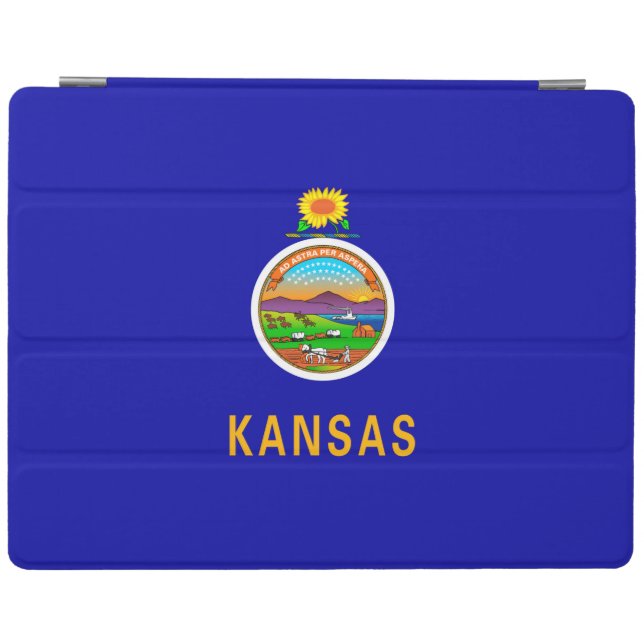Kansas State Flag Design Decor iPad Smart Cover (Horizontal)