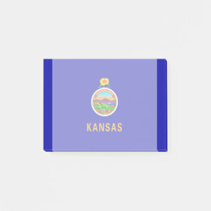 Kansas State Flag Design Post-it Notes
