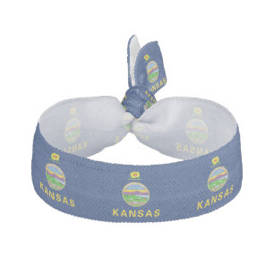 Kansas State Flag Elastic Hair Tie