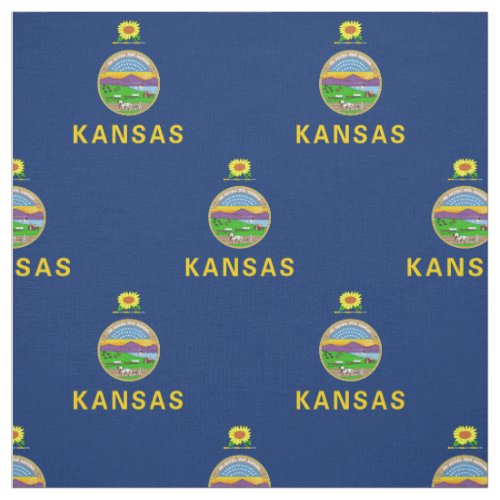 Kansas State Flag Fabric