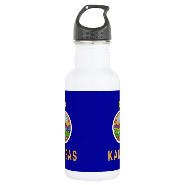 Kansas State Flag Liberty Bottle (Front)