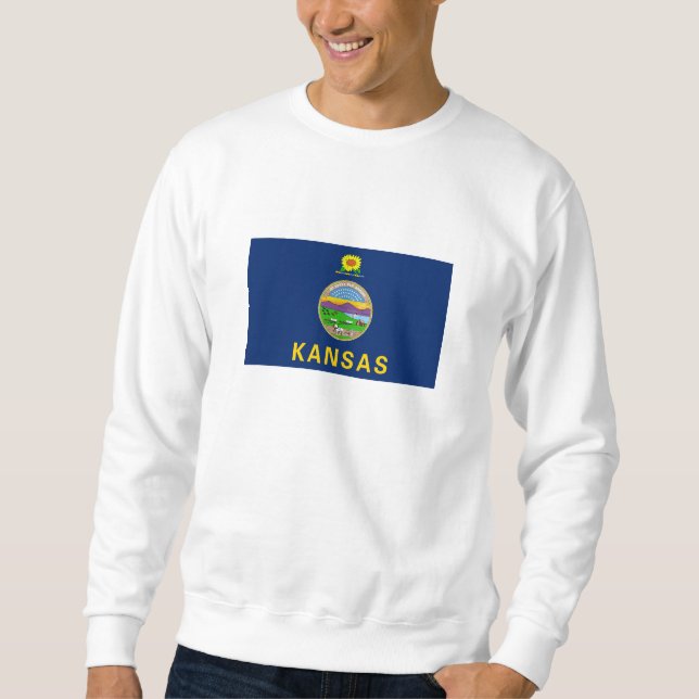 Kansas State Flag Sweatshirt (Front)